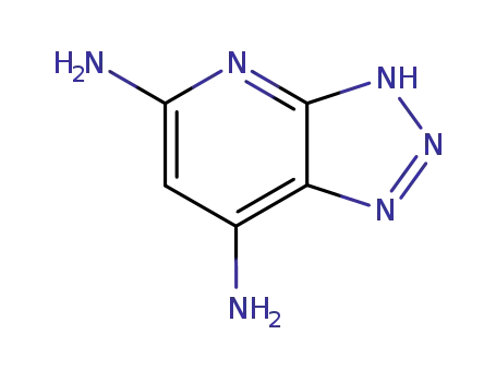 Molecular Structure of 38359-78-3 (1H-1,2,3-Triazolo[4,5-b]pyridine-5,7-diamine(9CI))