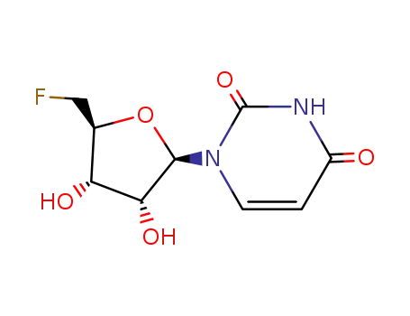 Molecular Structure of 38817-29-7 (5'-Deoxy-5-fluorouridine)