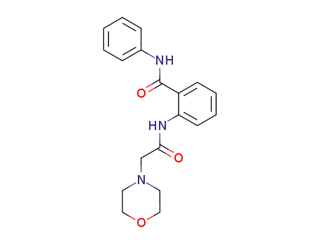 2-[(2-morpholin-4-ylacetyl)amino]-N-phenyl-benzamide