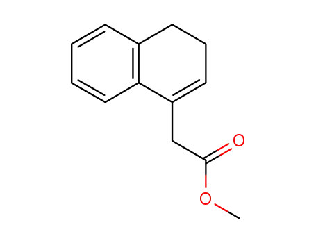 Molecular Structure of 4735-55-1 (methyl 3,4-dihydronaphthalen-1-ylacetate)