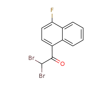 2,2-dibromo-1-(4-fluoro-[1]naphthyl)-ethanone