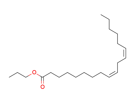 Molecular Structure of 38433-95-3 (LINOLEIC ACID PROPYL ESTER)
