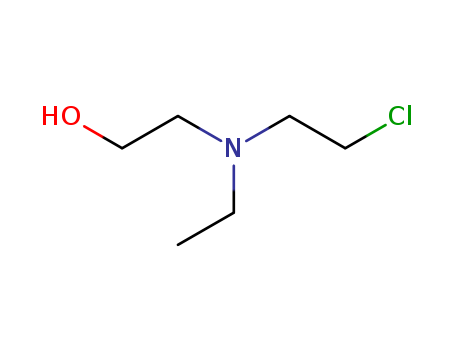 2-[(2-chloroethyl)ethylamino]ethanol