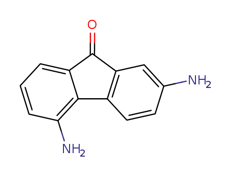 Molecular Structure of 46487-37-0 (2,5-Diamino-9H-fluoren-9-one)