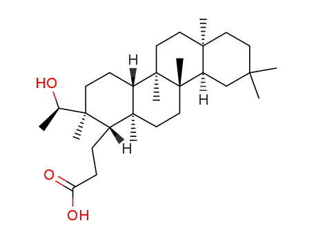 3-[(1S,2S,4aS,4bR,6aR,10aR,10bS,12aR)-2-((R)-1-Hydroxy-ethyl)-2,4b,6a,9,9,10b,12a-heptamethyl-octadecahydro-chrysen-1-yl]-propionic acid
