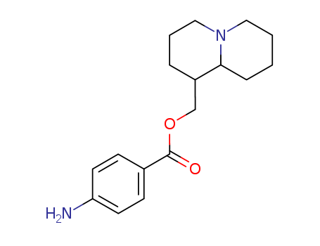 2H-QUINOLIZINE-1-METHANOL,OCTAHYDRO-,4-AMINOBENZOATE ( ESTER)