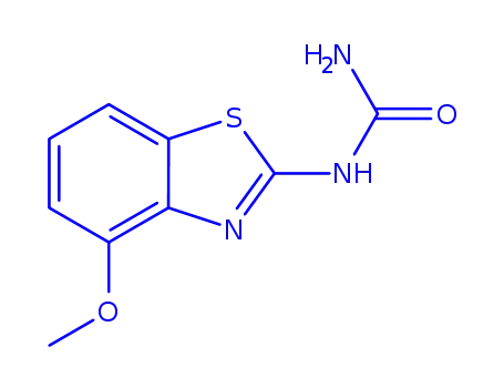 Molecular Structure of 383866-88-4 (Urea, (4-methoxy-2-benzothiazolyl)- (9CI))