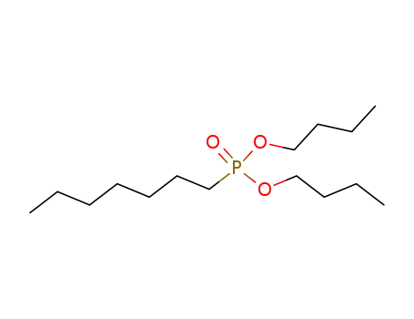 Molecular Structure of 83714-42-5 (heptyl-phosphonic acid dibutyl ester)
