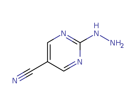 5-Pyrimidinecarbonitrile, 2-hydrazino- (9CI)