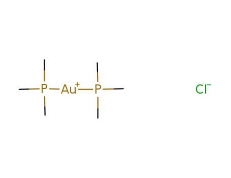 Gold(1+),bis(trimethylphosphine)-, chloride (9CI) cas  38614-53-8