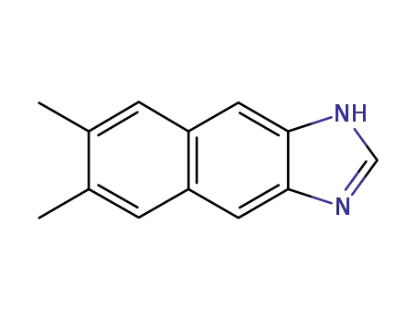 Molecular Structure of 38837-60-4 (1H-Naphth[2,3-d]imidazole,6,7-dimethyl-(9CI))