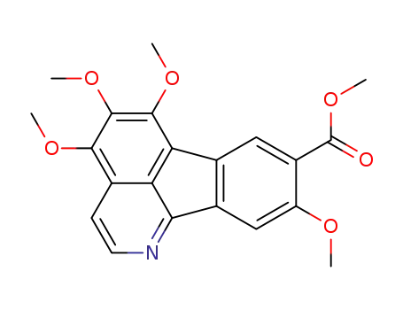 methyl 4,5,6,9-tetramethoxyindeno<1,2,3-ij>isoquinoline-8-carboxylate