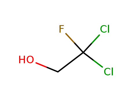 Molecular Structure of 463-98-9 (2,2-dichloro-2-fluoroethanol)