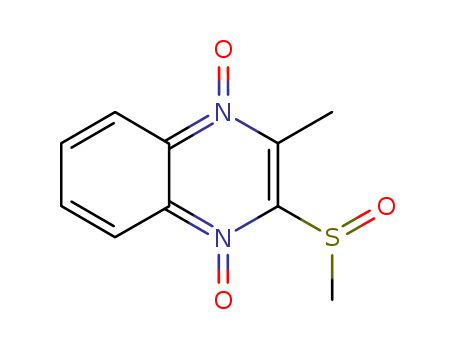 Quinoxaline,2-methyl-3-(methylsulfinyl)-, 1,4-dioxide cas  39576-76-6