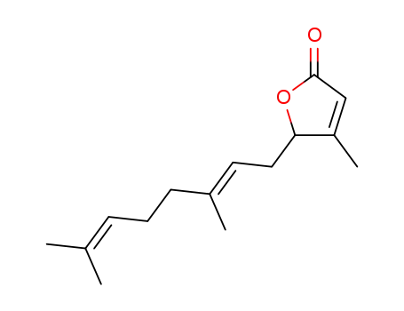 5-((E)-3,7-Dimethyl-octa-2,6-dienyl)-4-methyl-5H-furan-2-one