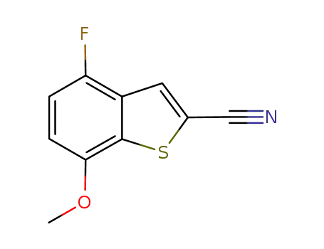 4-fluoro-7-methoxy-1-benzothiophene-2-carbonitrile