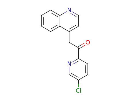 1-(5-chloropyridin-2-yl)-2-(quinolin-4-yl)ethanone