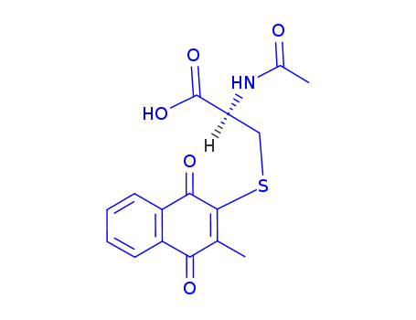 2-METHYL-3-(N-ACETYLCYSTEIN-S-YL)-1,4-NAPHTHOQUINONE