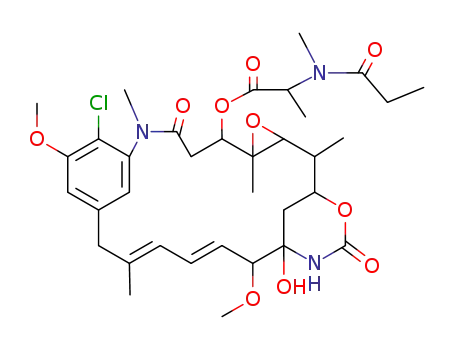 Molecular Structure of 38997-09-0 (maytanprine)