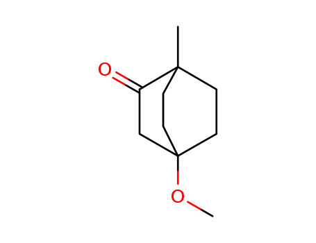 Molecular Structure of 3907-11-7 (1-Methyl-4-methoxybicyclo[2.2.2]octane-2-one)
