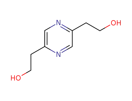 Molecular Structure of 4744-51-8 (2,5-Pyrazinediethanol)