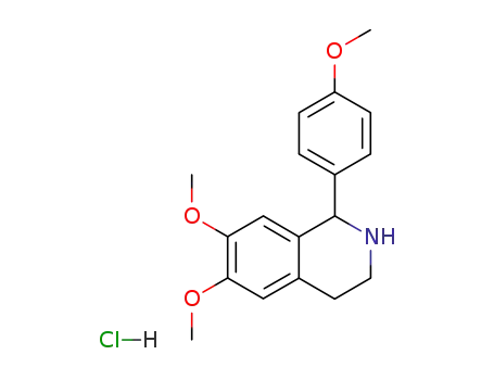 6,7-DIMETHOXY-1-(4-METHOXYPHENYL)-1,2,3,4-TETRAHYDROISOQUINOLINE HYDROCHLORIDE