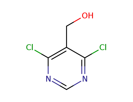 Molecular Structure of 1260862-85-8 ((4,6-dichloropyrimidin-5-yl)methanol)