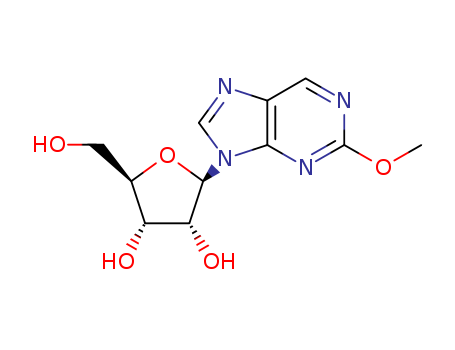 9H-Purine, 2-methoxy-9-b-D-ribofuranosyl- cas  39638-84-1
