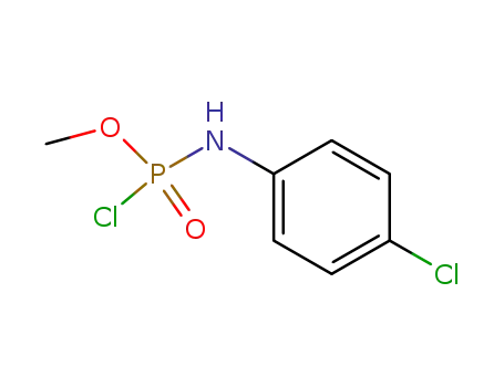 Molecular Structure of 33862-29-2 (Methyl-N-p-Chlorphenylphosphoramidin chlorid)