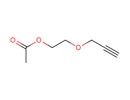 Molecular Structure of 39106-97-3 (2-(PROP-2-YNYLOXY)ETHYL ACETATE)