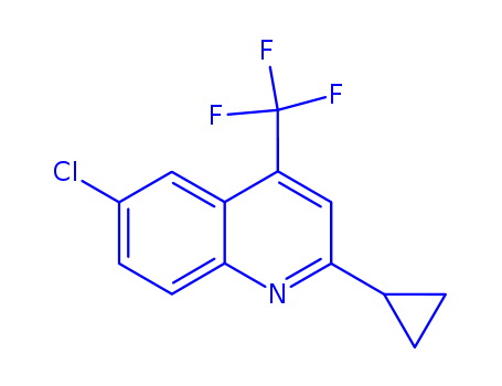 6-Chloro-2-cyclopropyl-4-(trifluoromethyl)-quinoline