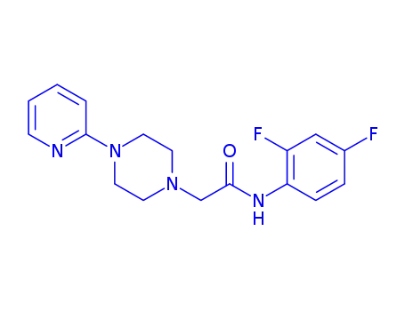 N-(2,4-difluorophenyl)-2-(4-pyridin-2-ylpiperazin-1-yl)acetamide