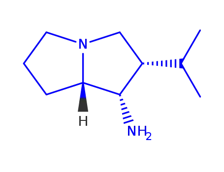 1H-Pyrrolizin-1-amine,hexahydro-2-(1-methylethyl)-,(1R,2R,7aR)-(9CI)