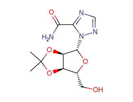 1-(2,3-O-Isopropyliden-β-D-ribofuranosyl)-1H-1,2,4-triazol-5-carboxamid