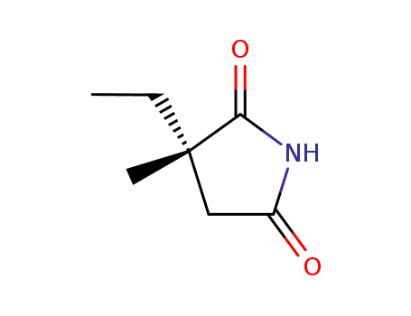Molecular Structure of 39122-19-5 ((S)-Ethosuximide)