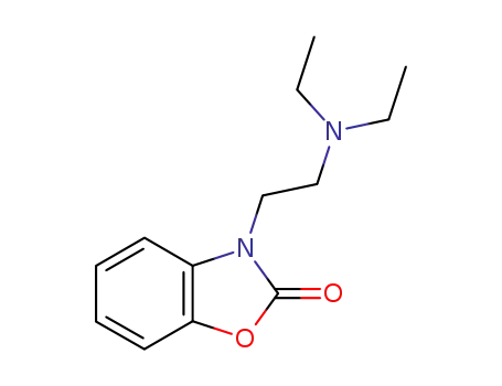 Molecular Structure of 3920-09-0 (3-[2-(diethylamino)ethyl]-1,3-benzoxazol-2(3H)-one)