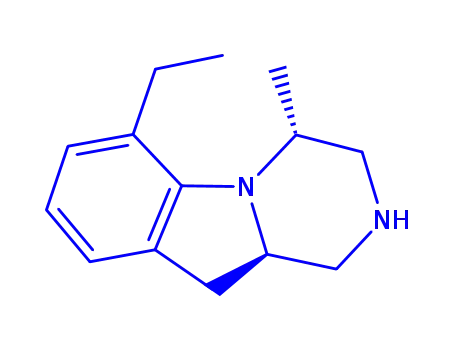 Pyrazino[1,2-a]indole, 6-ethyl-1,2,3,4,10,10a-hexahydro-4-methyl-, (4R,10aS)- (9CI)