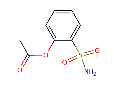 Molecular Structure of 39082-31-0 (2-(Acetyloxy)benzoylsulfamide)