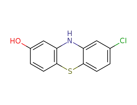 Molecular Structure of 5909-61-5 (8-Chloro-10H-phenothiazin-2-ol)