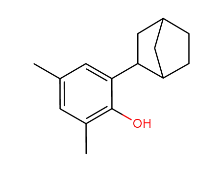 Molecular Structure of 4755-13-9 (2-[Bicyclo[2.2.1]heptan-2-yl]-4,6-dimethylphenol)