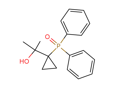 2-[1-(Diphenyl-phosphinoyl)-cyclopropyl]-propan-2-ol