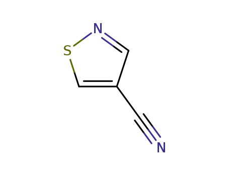Molecular Structure of 3912-37-6 (4-Isothiazolecarbonitrile)