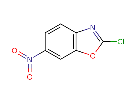 Molecular Structure of 39223-94-4 (BENZOXAZOLE, 2-CHLORO-6-NITRO-)