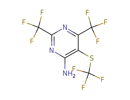 2,4-bis(trifluoromethyl)-5-trifluoromethylthio-6-aminopyrimidine