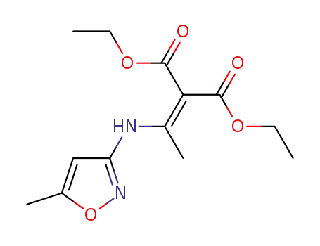 diethyl 2-(1-(5-methylisoxazol-3-ylamino)ethylidene)malonate