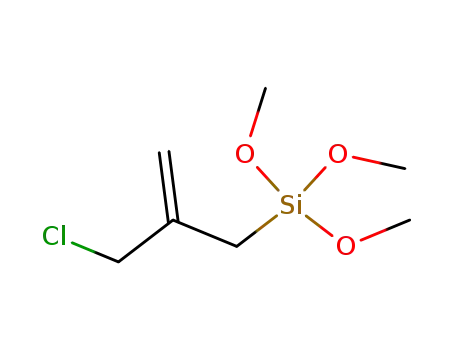 Molecular Structure of 39197-94-9 (2-(CHLOROMETHYL)ALLYLTRIMETHOXYSILANE)