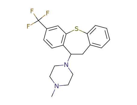 10,11-ジヒドロ-10-(4-メチルピペラジノ)-7-トリフルオロメチルジベンゾ[b,f]チエピン
