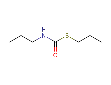 Molecular Structure of 39078-46-1 (S-propyl propylcarbamothioate)