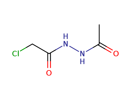 Acetic acid, 2-chloro-,2-acetylhydrazide