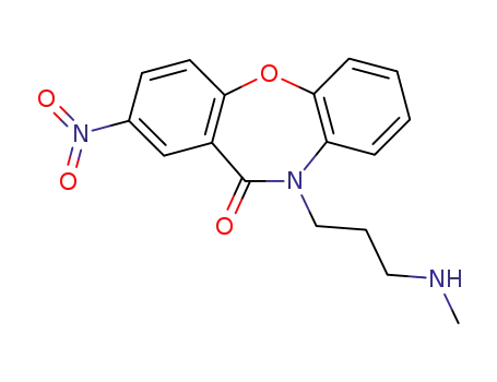 10-(3-methylamino-propyl)-2-nitro-10<i>H</i>-dibenzo[<i>b</i>,<i>f</i>][1,4]oxazepin-11-one